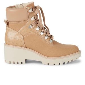 Tan Dolce Vita Combat Boots
